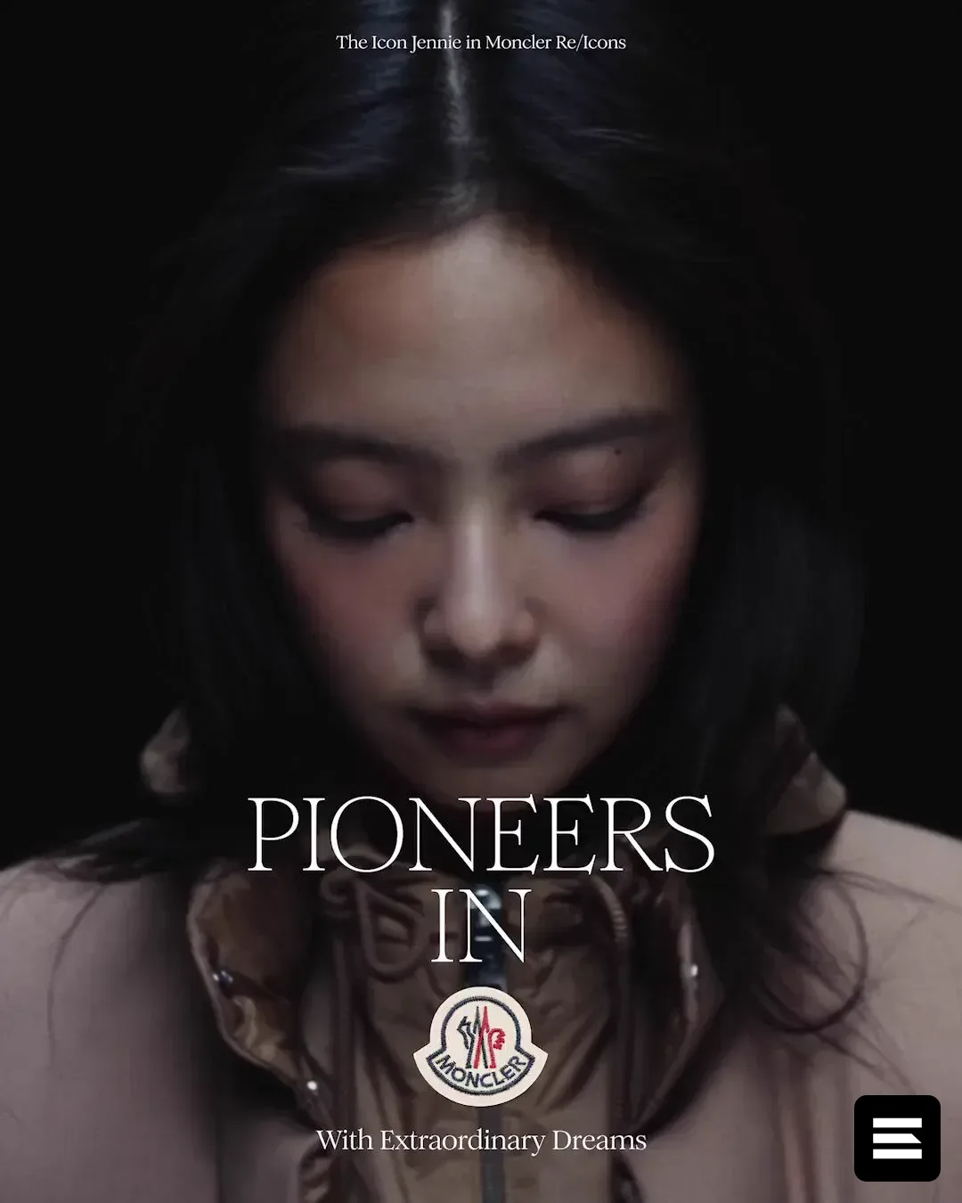 Дженни из BLACKPINK – новое лицо кампании Moncler RE/ICONS