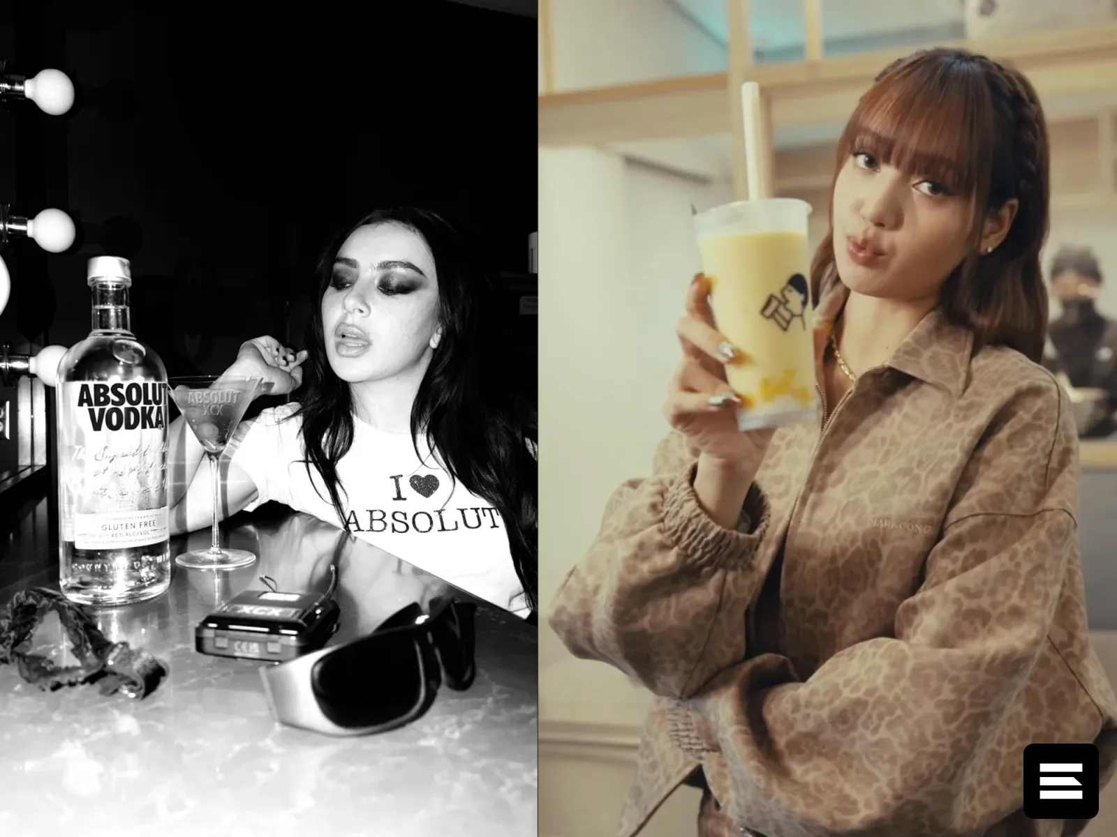 Lisa (Blackpink) и Charli XCX: новые контракты с брендами напитков