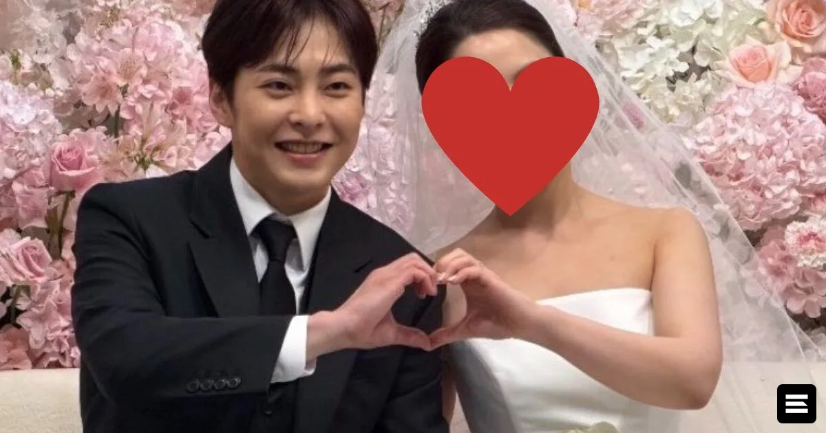 EXO – Xiumin сопроводил сестру к алтарю