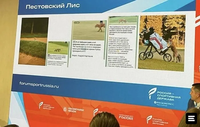 Ассоциация гольфа России рассказала, как сюжет ТАСС прославил лиса