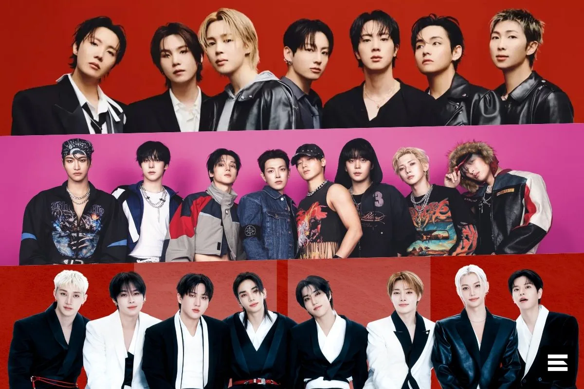 Рейтинг репутации мужских K-pop групп за октябрь