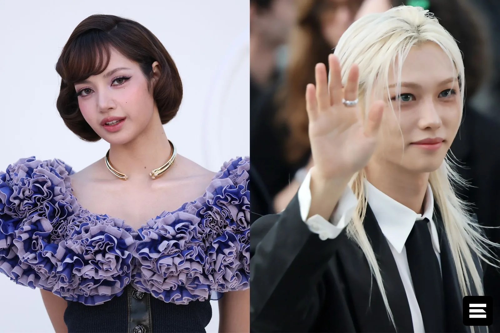 Лиза, Феликс и участницы KATSEYE на показе Louis Vuitton в Париже