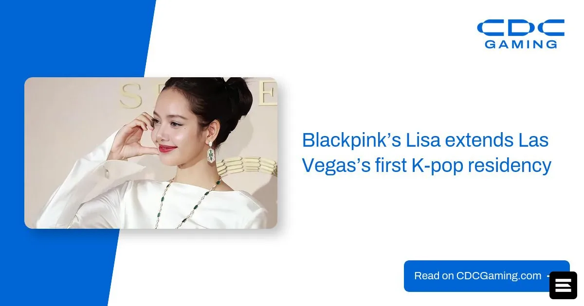 Лиса из BLACKPINK продлила свое резидентство в Лас-Вегасе