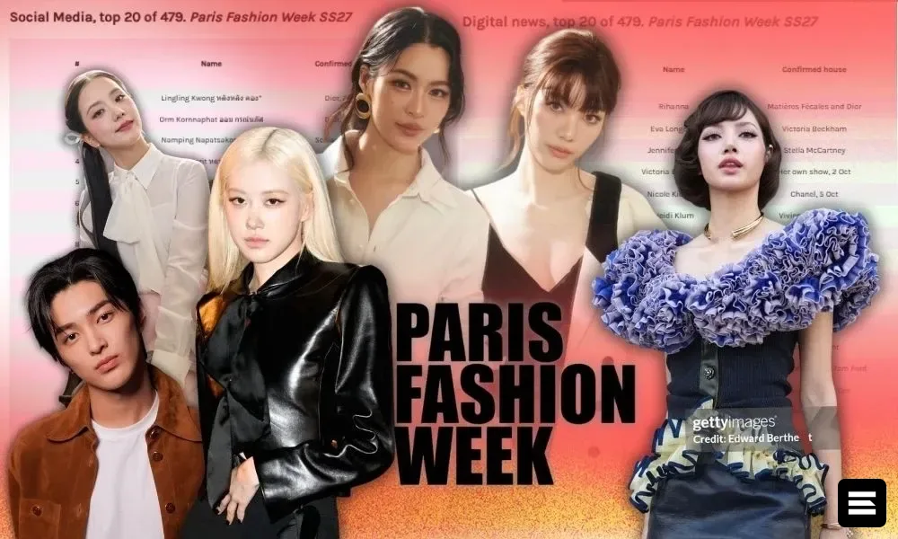 Paris Fashion Week 2027: LingOrm лидирует, BLACKPINK – в тени?