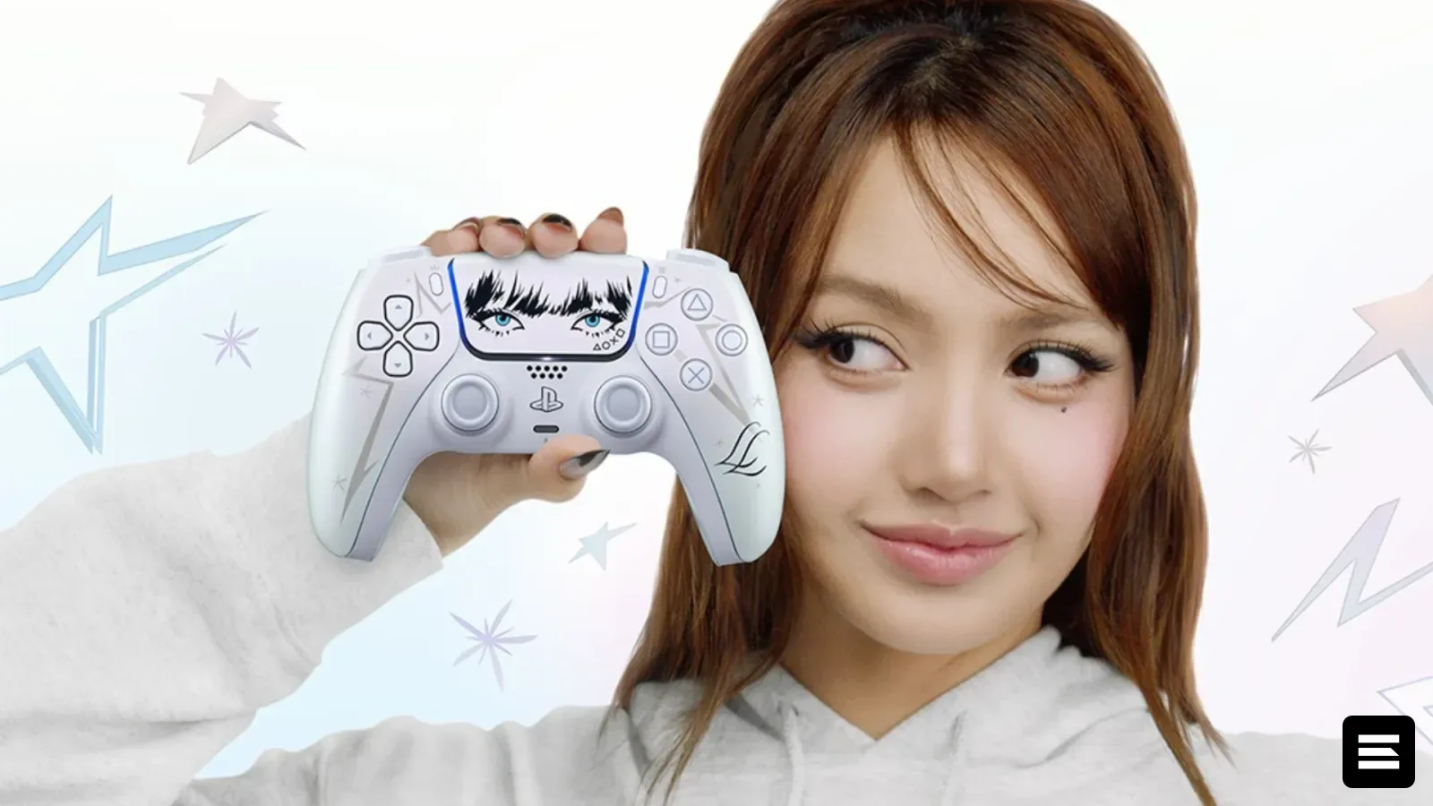 Lisa (BLACKPINK) и PlayStation выпустили лимитированный геймпад DualSense для PS5