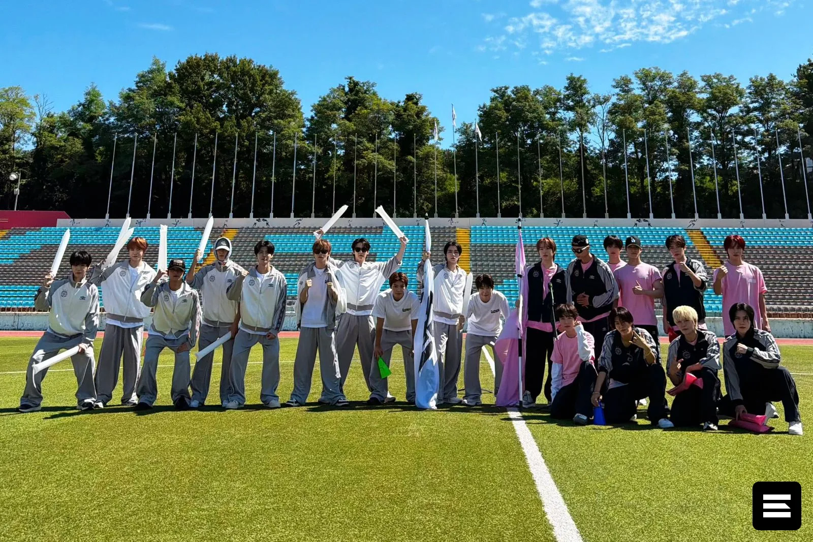 NCT устроили собственную версию ISAC — Idol Star Athletics Championships своими силами