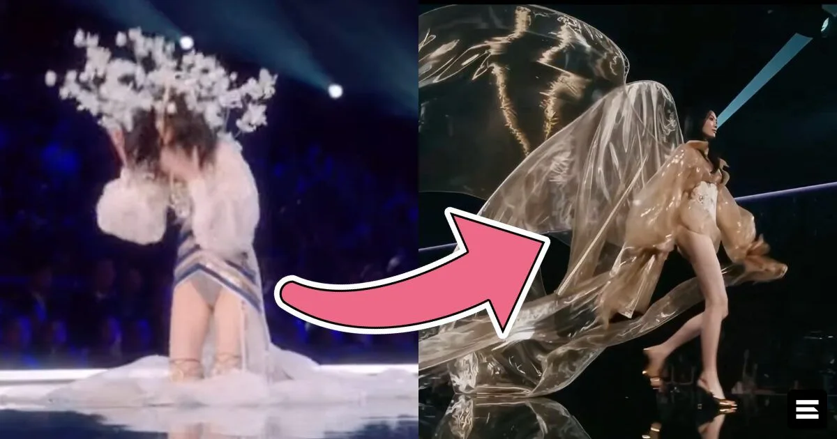 Модель из KATSEYE вызвала ажиотаж на показе Victoria's Secret